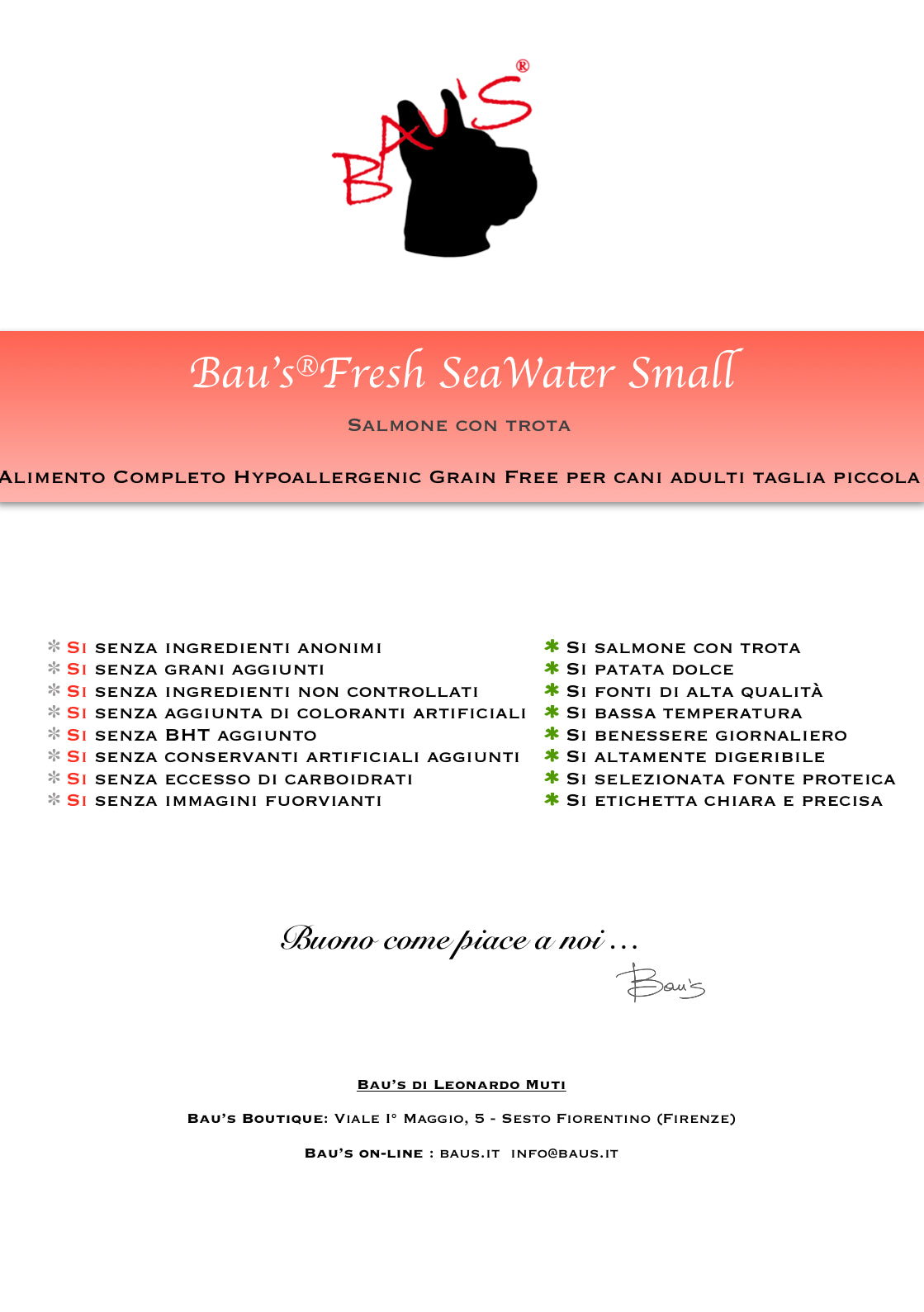 Baus Fresh Small Seawater Salmone – Bau's - Main Image