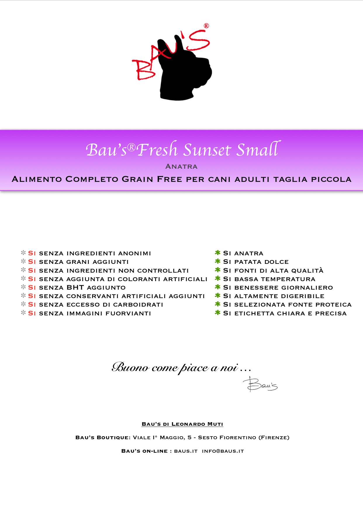 Baus Fresh Small Sunset Anatra – Bau's1