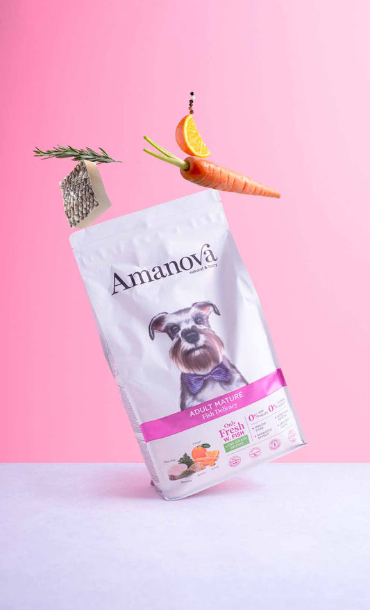 Amanova Cane Senior Pesce Mature