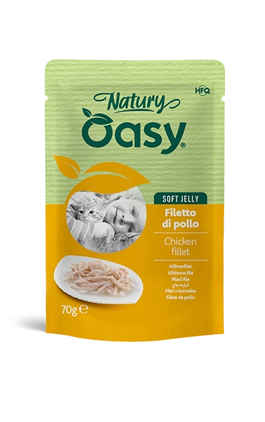 Oasy Natury soft jelly Gatto Bustina