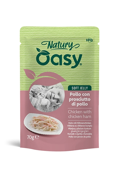 Oasy Natury soft jelly Gatto Bustina