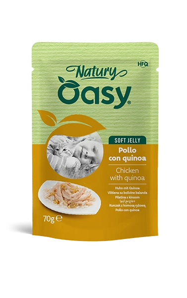 Oasy Natury soft jelly Gatto Bustina
