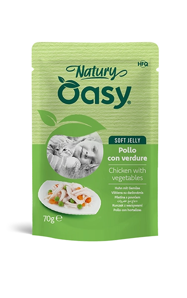 Oasy Natury soft jelly Gatto Bustina