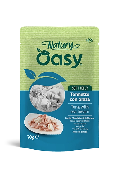 Oasy Natury soft jelly Gatto Bustina