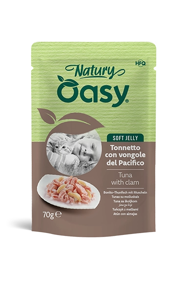 Oasy Natury soft jelly Gatto Bustina
