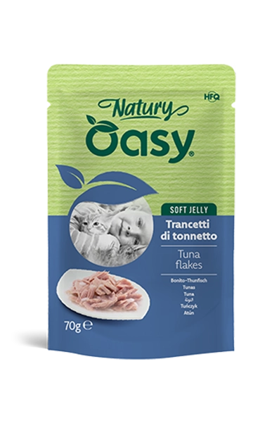 Oasy Natury soft jelly Gatto Bustina