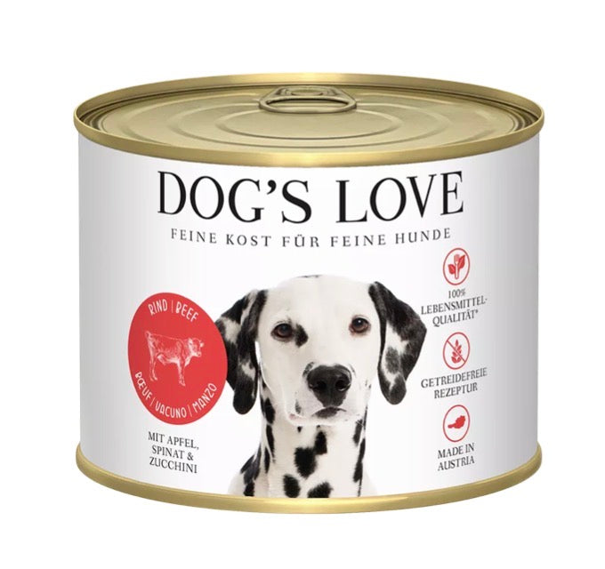 Dog’s Love umido cane in lattina