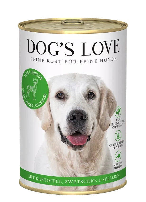 Dog’s Love umido cane in lattina