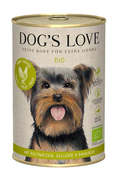Dog’s Love umido cane BIO in lattina