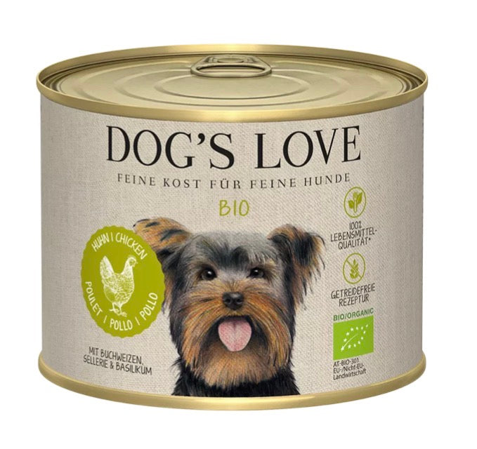 Dog’s Love umido cane BIO in lattina