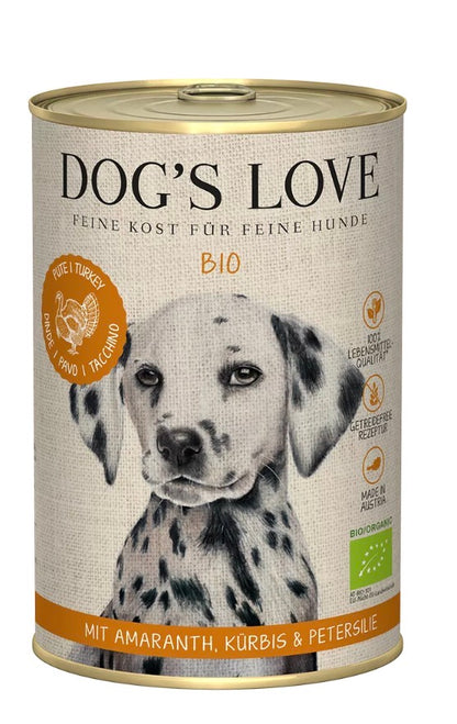 Dog’s Love umido cane BIO in lattina