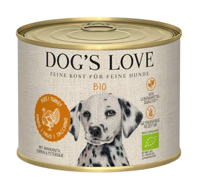 Dog’s Love umido cane BIO in lattina