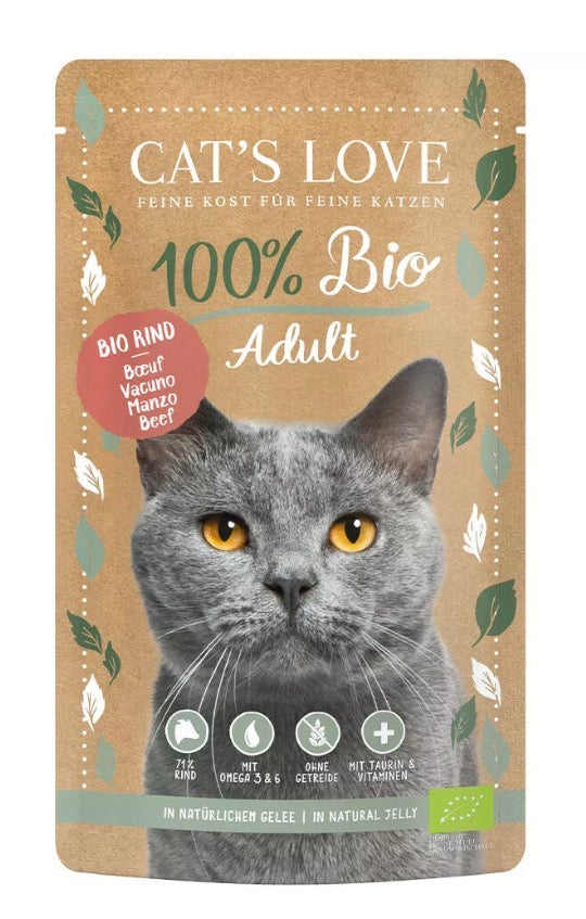 Cat’s Love umido BIO gatto in bustina