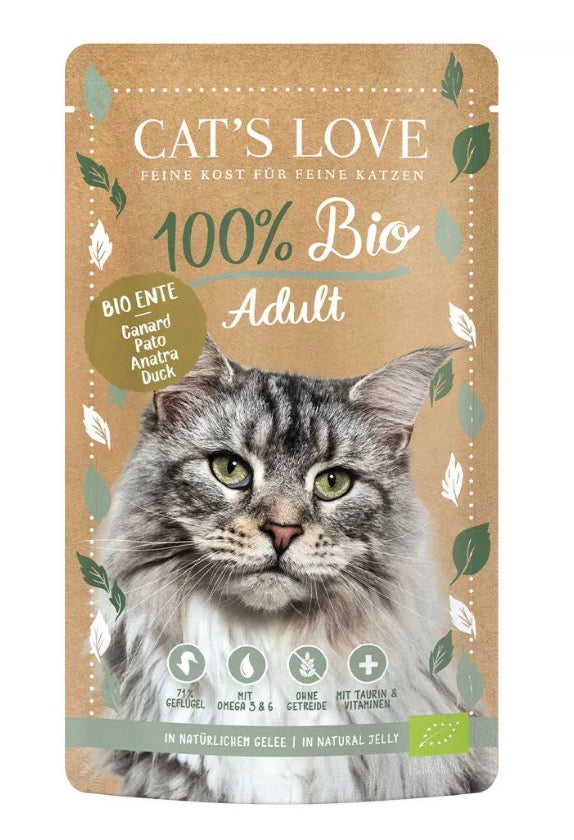 Cat’s Love umido BIO gatto in bustina