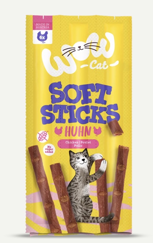 WoW Cat SNACK soft stick gatto