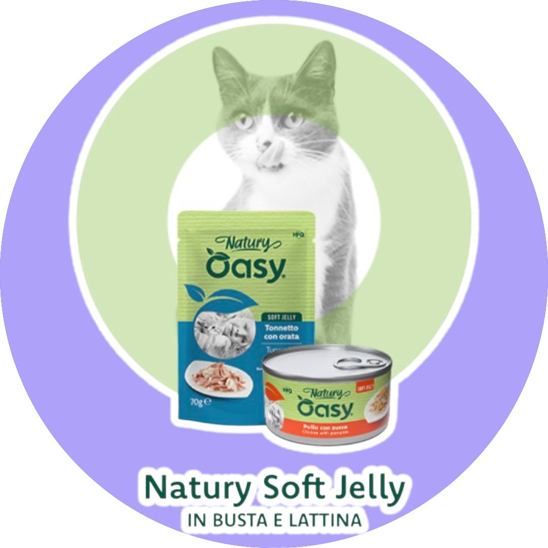 Oasy Natury soft jelly Gatto Bustina